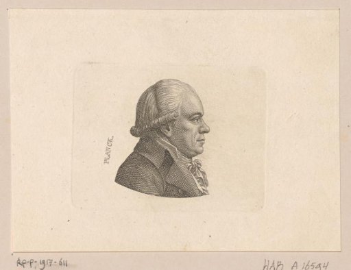 Portrait of Gottlieb Jakob Planck
