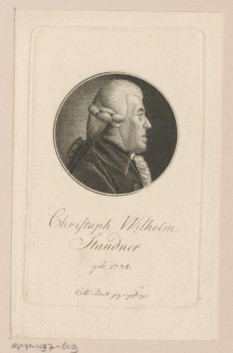 Portrait of Christoph Wilhelm Staudner