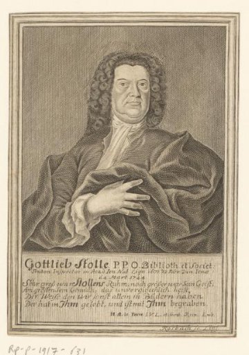 Portrait of Gottlieb Stolle