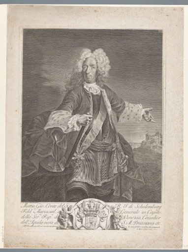Portrait of Matthias Johann von der Schulenburg