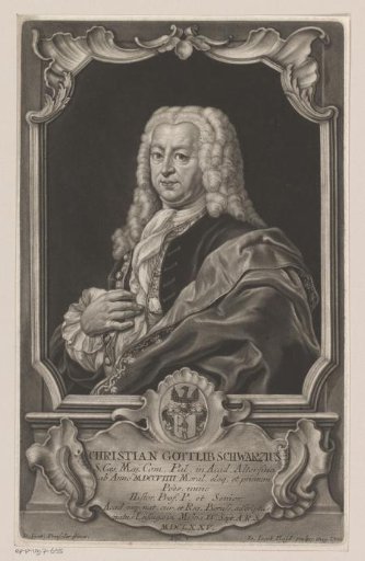 Portrait of Christian Gottlieb Schwarz