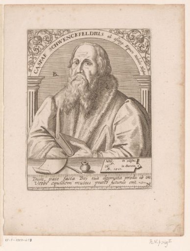 Portrait of Caspar Schwenckfeld