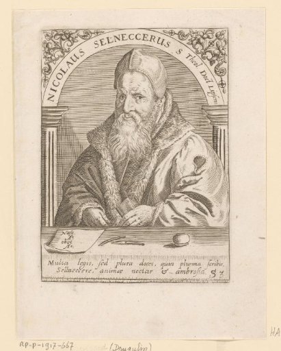 Portrait of Nikolaus Selnecker