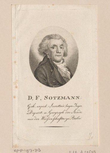 Portrait of Daniel Friedrich Sotzmann