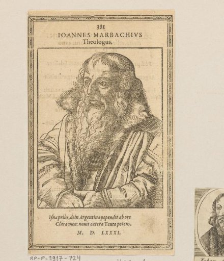 Portrait of Johann Marbach