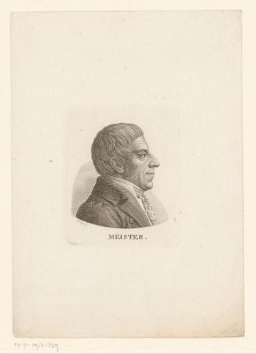 Portrait of Georg Jacob Friedrich Meister
