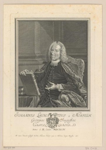 Portrait of Johann Lorenz von Mosheim