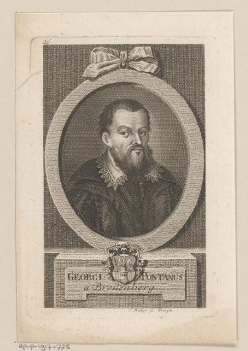 Portrait of Georg Barthold Pontanus