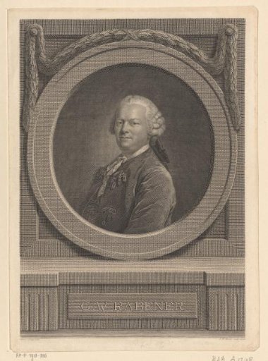 Portrait of Gottlieb Wilhelm Rabener