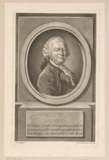 Portrait of Gottlieb Wilhelm Rabener