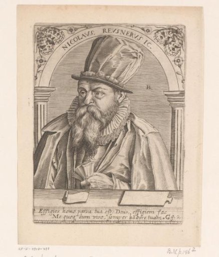 Portrait of Nicolaus Reusner