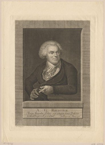 Portrait of August Gottlieb Richter