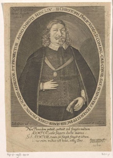 Portrait of Christoph Philipp Richter at the age of 52