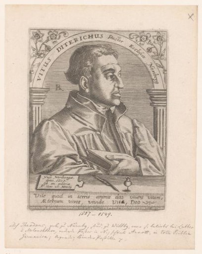 Portrait of Veit Dietrich