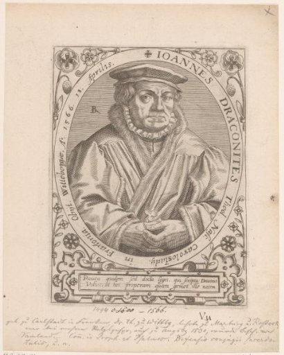 Portrait of Johann Draconites