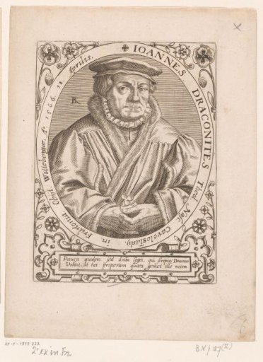 Portrait of Johann Draconites