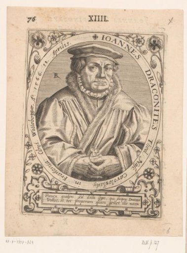 Portrait of Johann Draconites