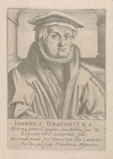 Portrait of Johann Draconites