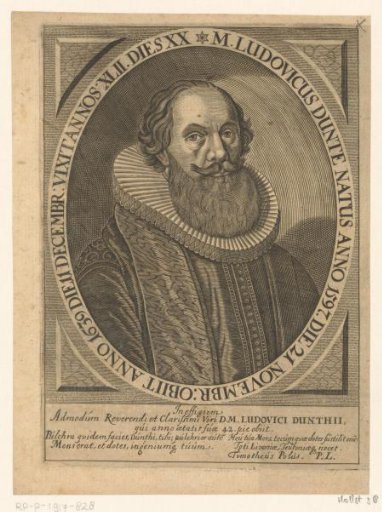 Portrait of Ludovicus Dunte at the Age of 42