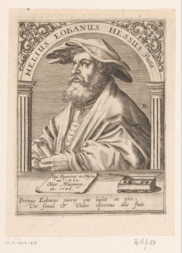 Portrait of Helius Eobanus Hessus
