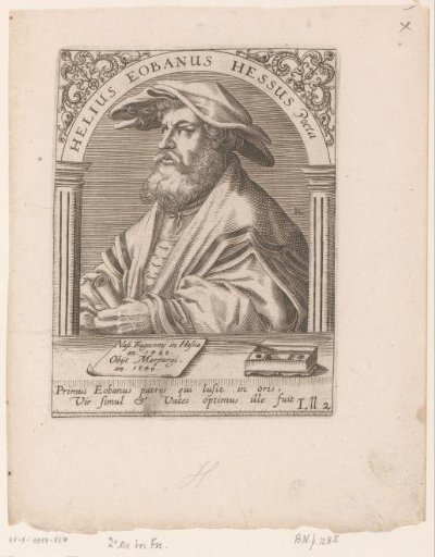 Portrait of Helius Eobanus Hessus