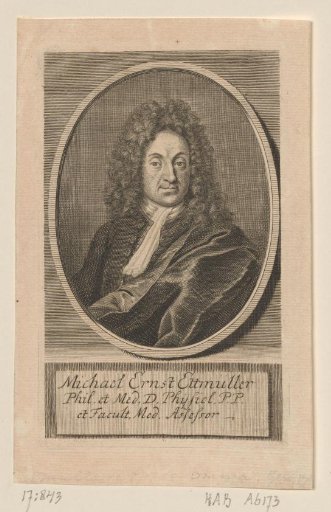 Portrait of Michael Ernst Ettmüller