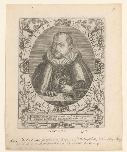Portrait of Andreas Cludius