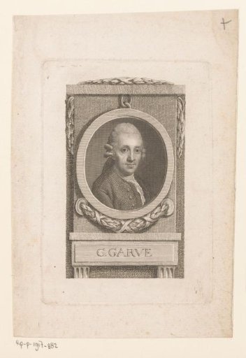 Portrait of Christian Garve