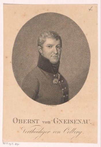 Portrait of August Wilhelm Antonius Neidhardt von Gneisenau