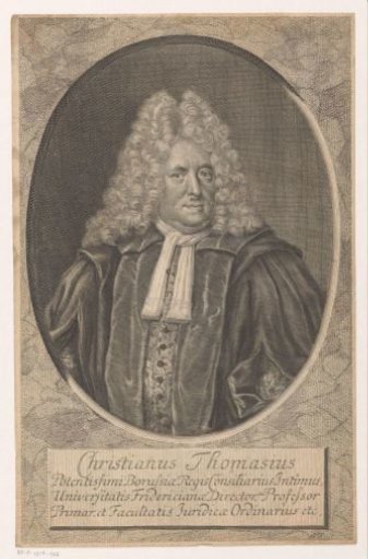 Portrait of Christian Thomasius