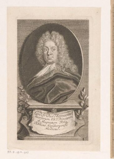 Portrait of Gottfried Thomasius