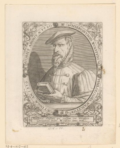 Portrait of Hieronymus Wolf