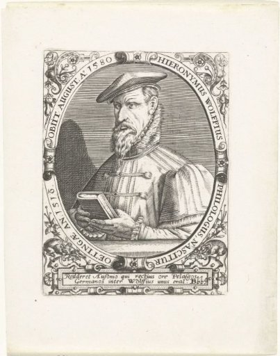 Portrait of Hieronymus Wolf