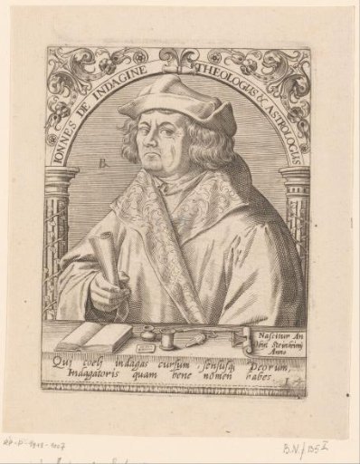 Portrait of Johannes Indagine