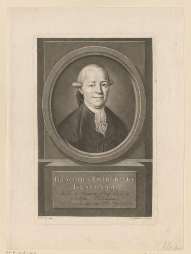 Portrait of Jacob Friedrich Isenflamm