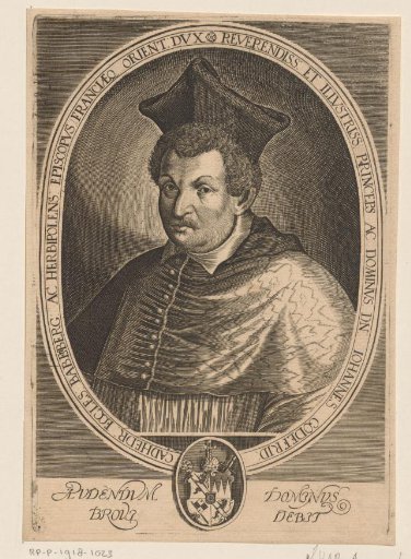 Portrait of Johann Gottfried van Aschhausen, Prince-Bishop of Bamberg and Würzburg