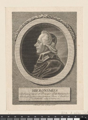 Portrait of Hieronymus von Colloredo-Waldsee