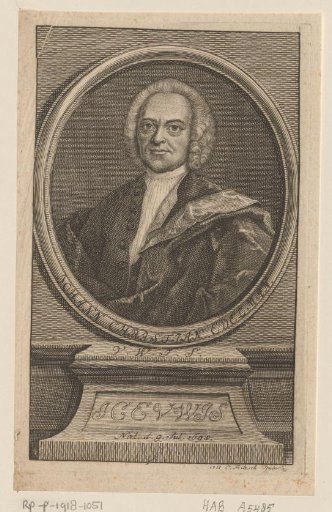 Portrait of Johann Christian Edelmann
