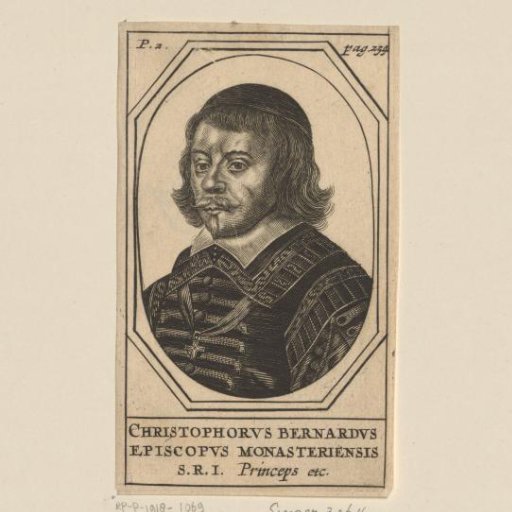 Portrait of Christoph Bernhard von Galen, Bishop of Münster