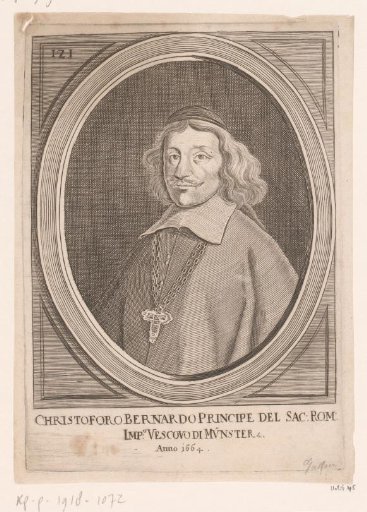 Portrait of Christoph Bernhard von Galen, Bishop of Münster