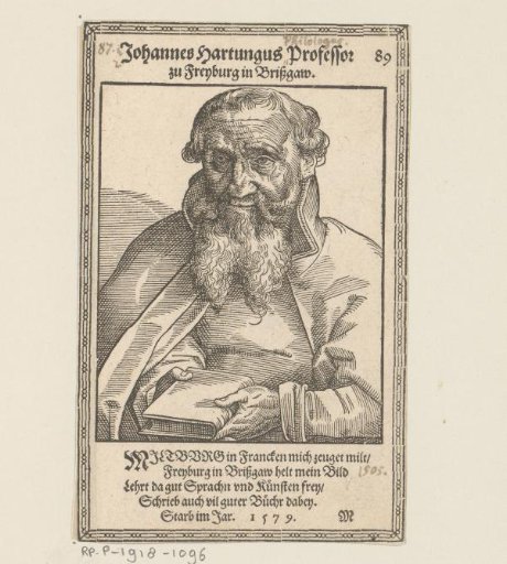 Portrait of Johannes Hartung