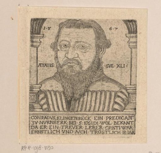 Portrait of Conrad Klingenbeek at the age of 41