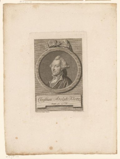 Portrait of Christian Adolph Klotz