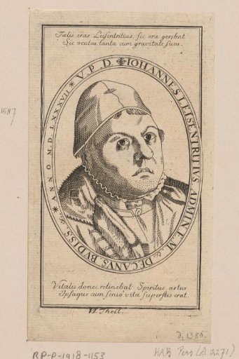 Portrait of Johann Leisentritt