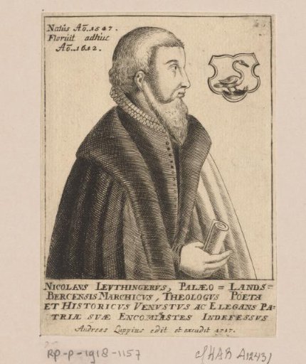 Portrait of Nicolaus Leutinger