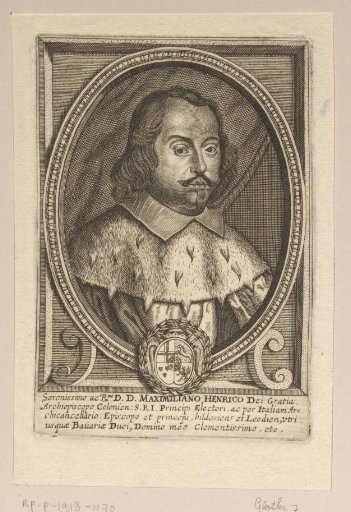 Portrait of Maximilian Henry of Bavaria