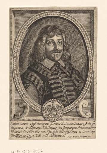 Portrait of Johann Philipp von Schönborn, Archbishop of Mainz