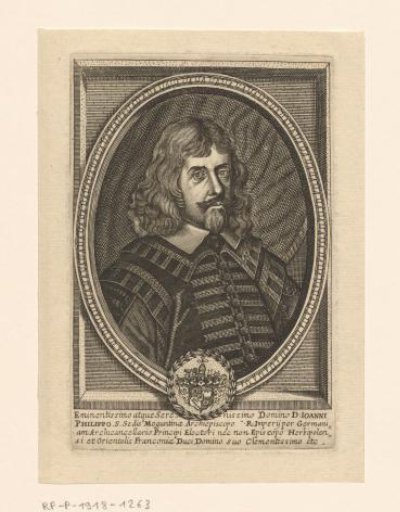 Portrait of Johann Philipp von Schönborn, Archbishop of Mainz