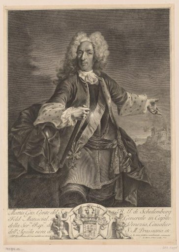 Portrait of Matthias Johann von der Schulenburg