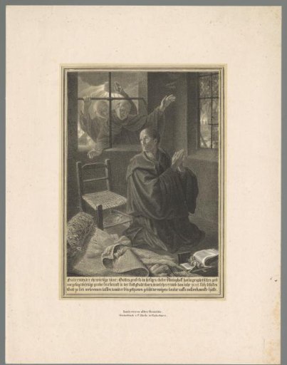Paternus of Paderborn in prayer